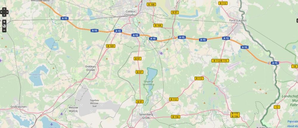 B 112 bis nach Spremberg Lausitz News Erste Seite